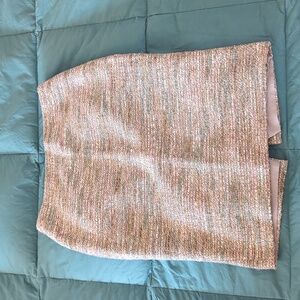 Ann Taylor pastel tweed pencil skirt (size 0)
